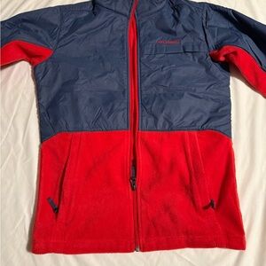 Columbia Kids' Navy and Red Puffer Jacket